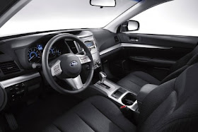 Interior of 2011 Subaru Legacy