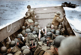 El desembarco de Normandía en impresionantes fotografías a color