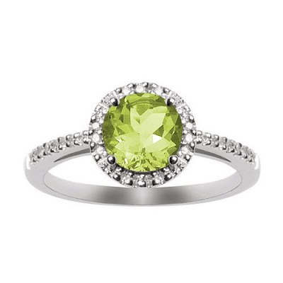 august birthstone ring