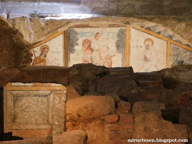 Раннехристианская роспись в Базилике Святой Евлалии - Мерида, Испания