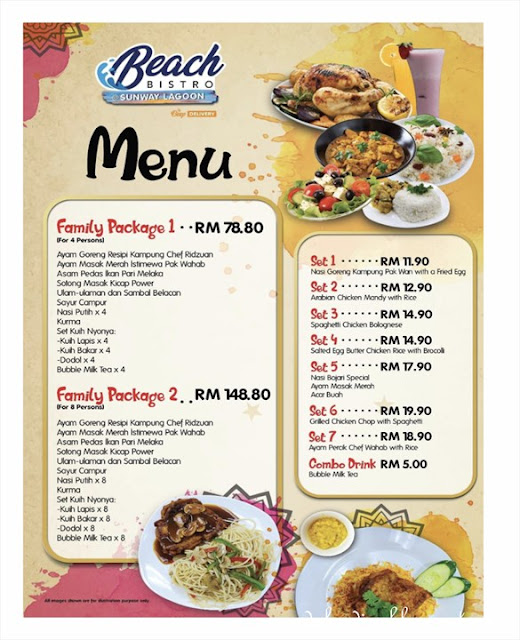 Sunway lagoon Ramadan 2020 food delivery menu