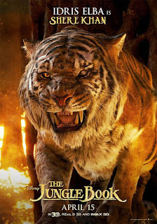 The Jungle Book Idris Elba Shere Khan Poster