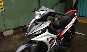 Exciter 135 sơn trắng xám đỏ, cực đẹp và phong cách