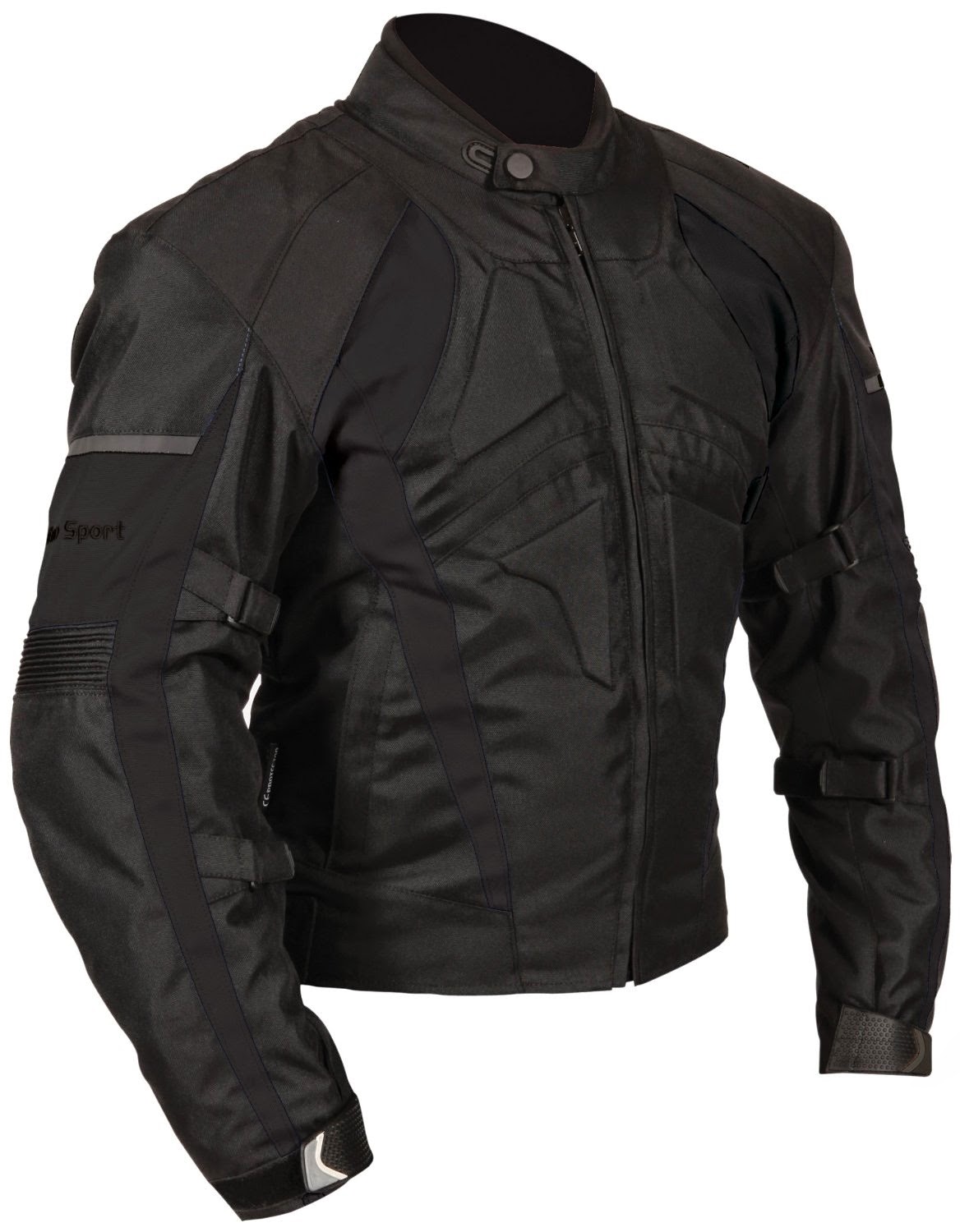 Milano Sport Gamma Motorcycle Jacket (Black, Medium)