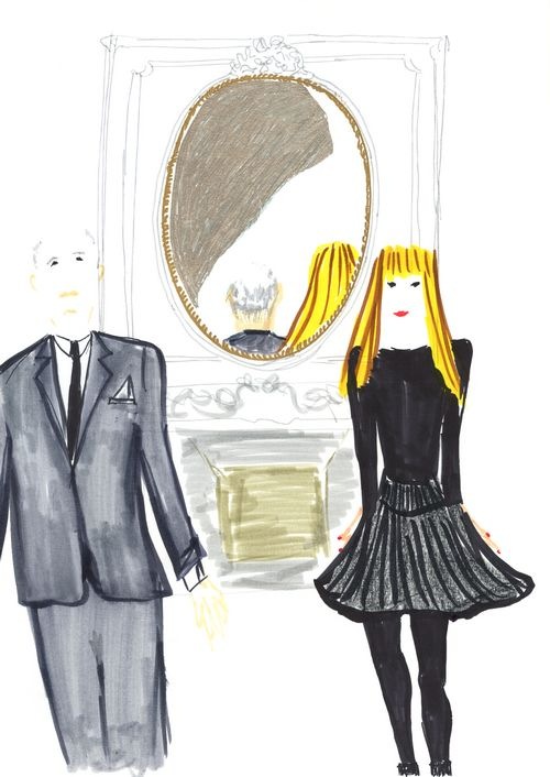 3- Victoire & Christian in the Dior Grand Salon