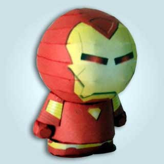 Park Heroes Iron Man Papercraft