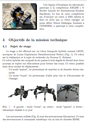 rapport de stage mecanique pdf
