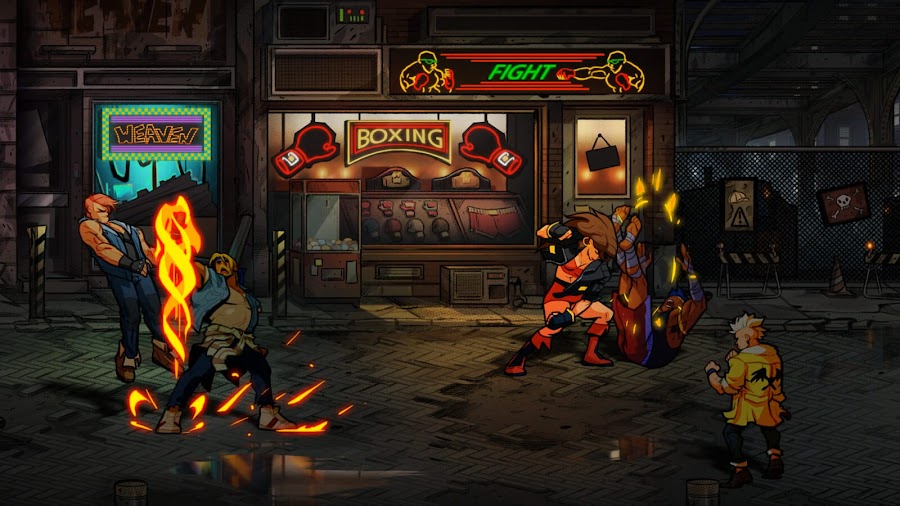 streets of rage 4 screenshots axel stone blaze fielding guard crush games