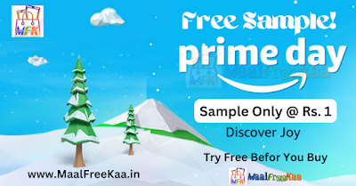 Amazon Free Samples: Try New Products for Just Rs 1