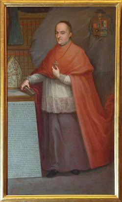 Autor no identificado, Don Juan Francisco Castañiza González, óleo sobre tela, siglo XIX, salon Generalito, Colegio de San Ildefonso