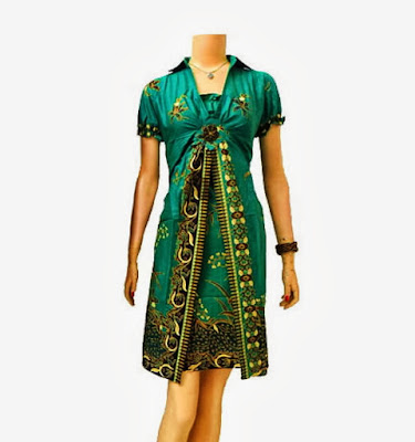 Dress Batik Wanita Modern DM31
