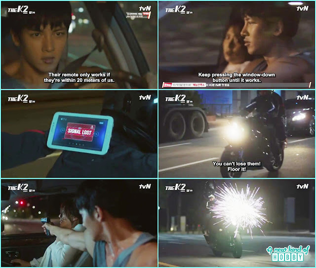  je ha fast the car speed and madam open the glass window he shoot the hacker motorbikers - The K2 - Episode 3 Review (Eng Sub)