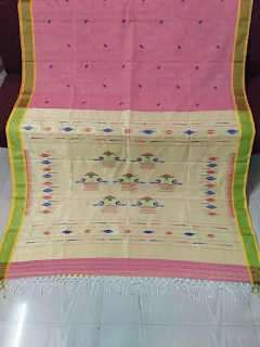 Cotton paithani saree