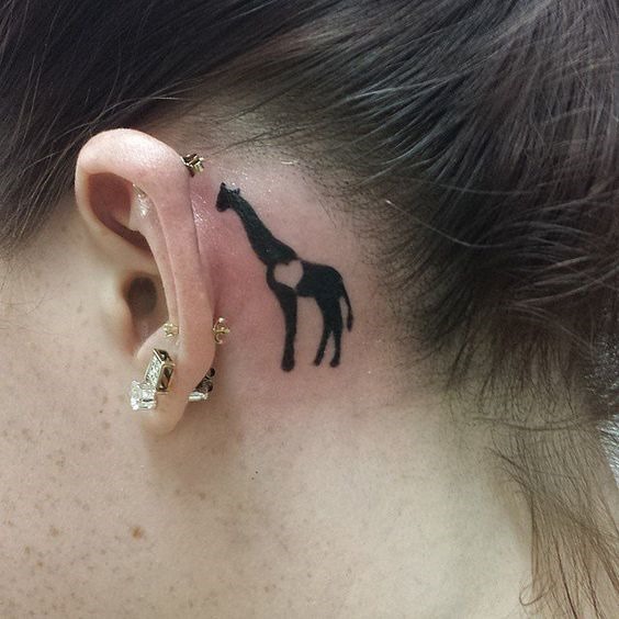 Tatuagens de girafas