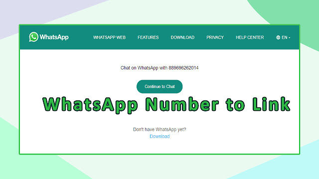 WhatsApp Number Link Generator