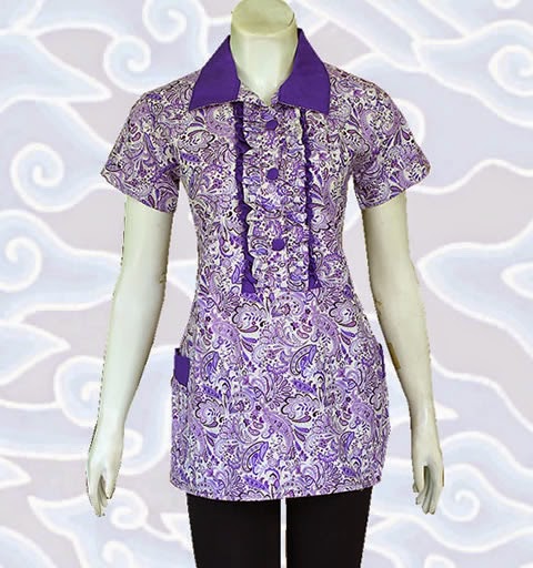  Saat ini batik memang berkembang sangat modern 41+ Baju Batik Wanita Blus, Paling Populer!