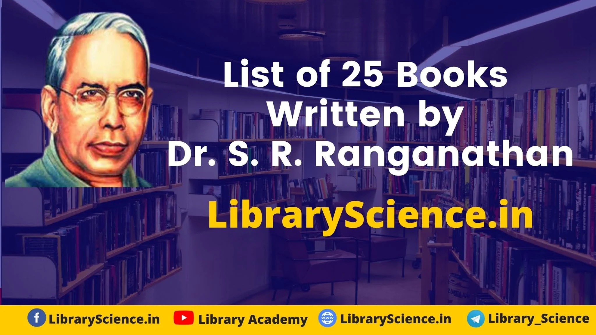 SR Ranganathan Books