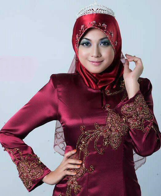 Malaysian Bridal Satin  Fashion 770 Malaysian Baju  Kurung