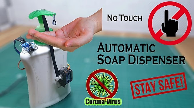 Bộ xịt gel rửa tay tự động cảm biến - Arduino - Servo - Free Code