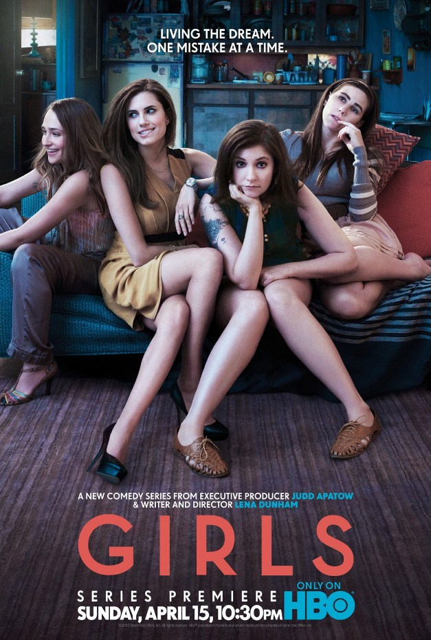 girls hbo poster Girls S01E01 HDTV RMVB + AVI   Dublado