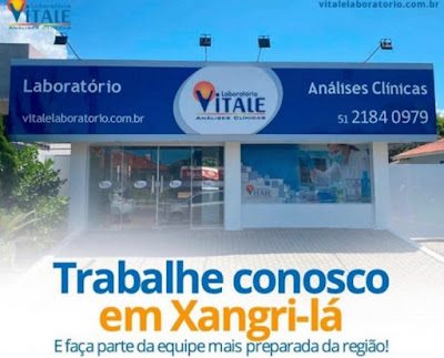 Laboratório em Xangri-lá oferece estágio para Enfermagem, Téc. De Enfermagem ou Biomedicina