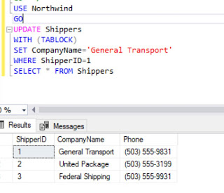 Sql update from another table