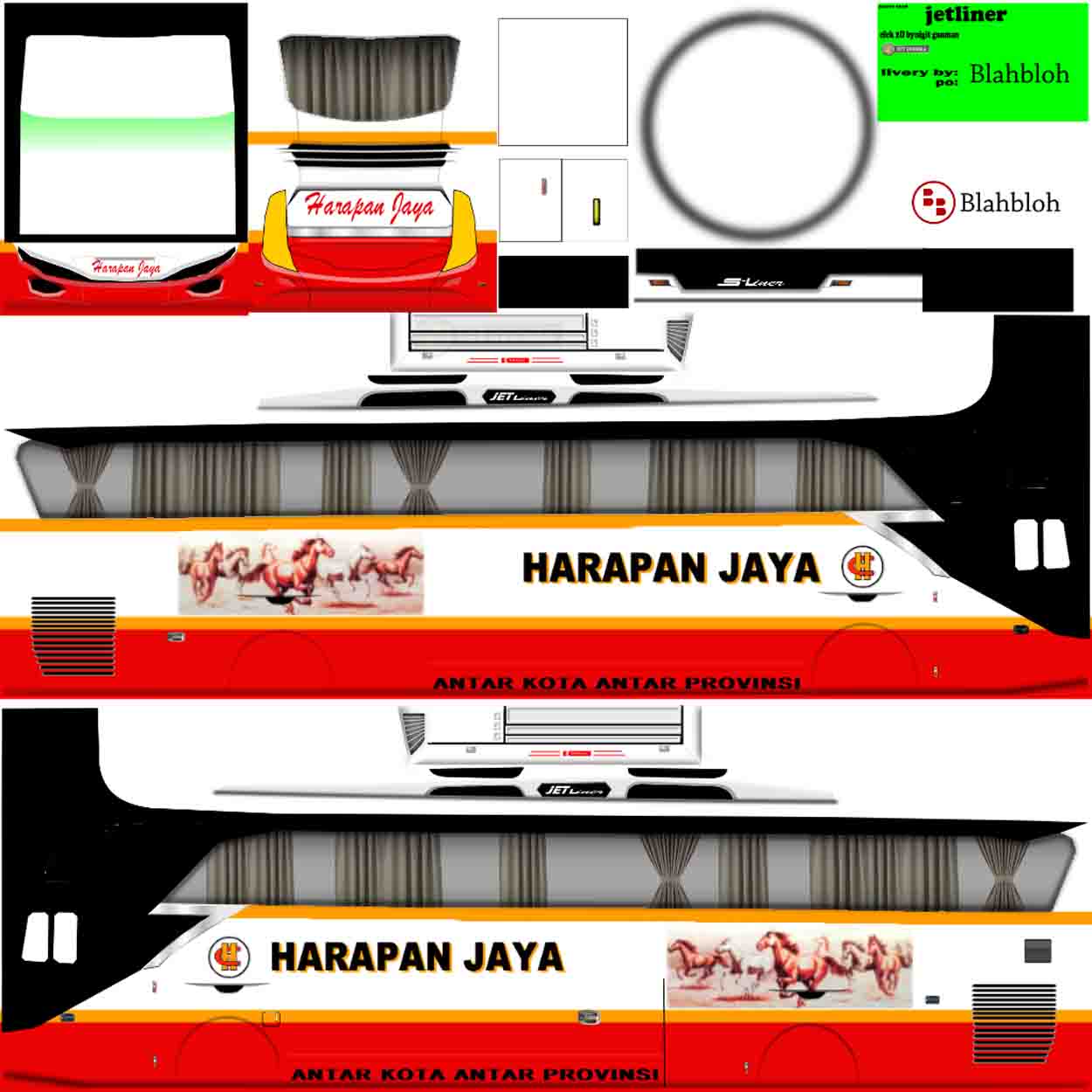 livery harapan jaya tronton