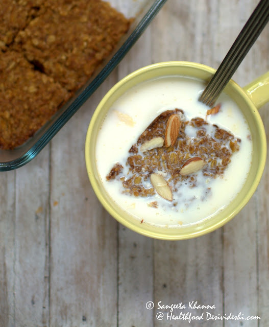 baked oatmeal with pumpkin