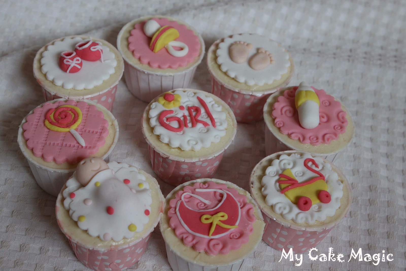 Girl Baby Shower Cupcake Ideas