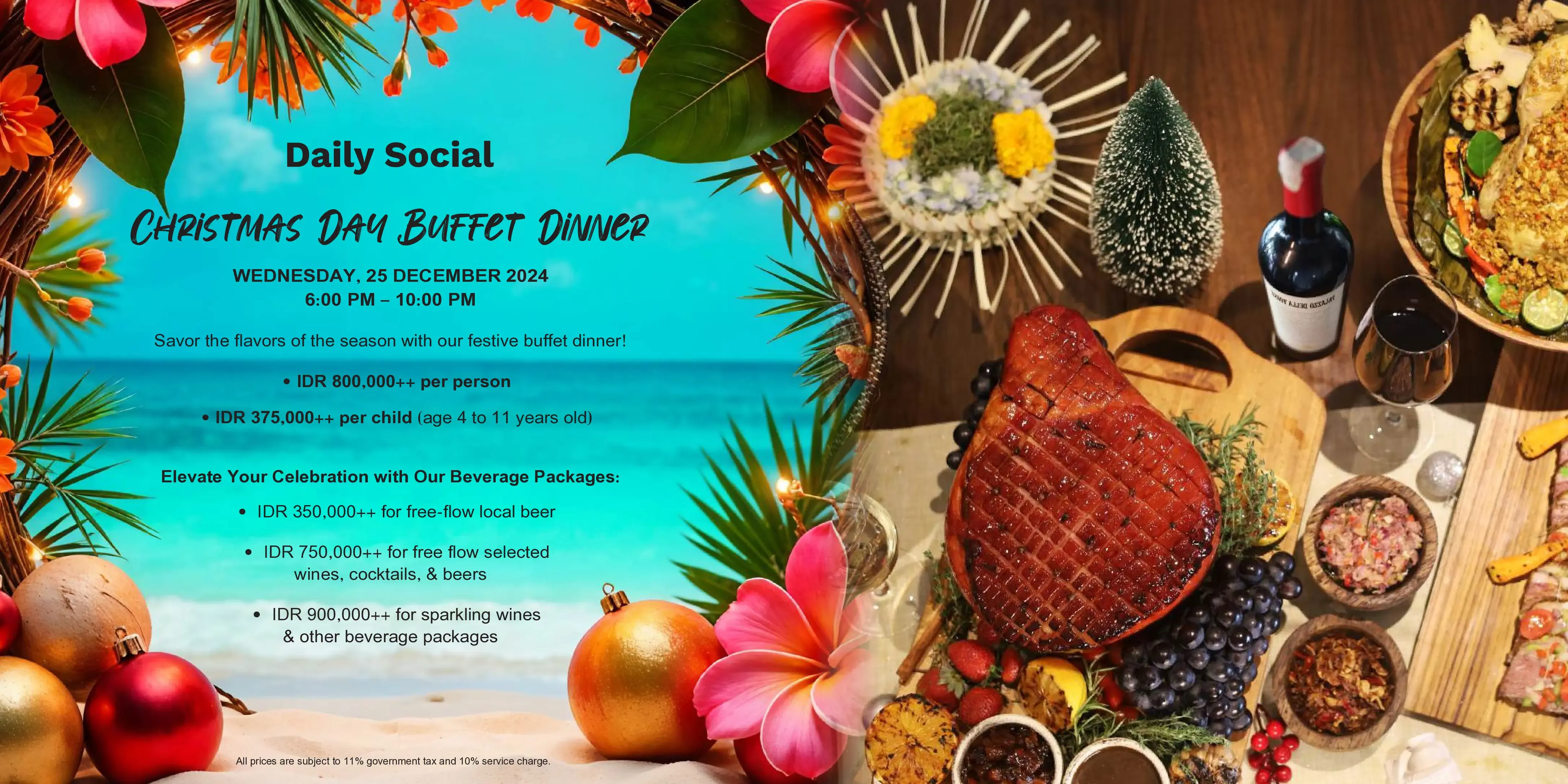 Christmas Day Buffet Dinner