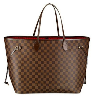 Louis Vuitton Neverfull GM in Damier inside tote
