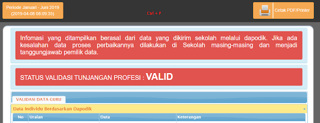 Cara Mencetak GTK ( Guru Tenaga Kependidikan ) Dengan Mudah