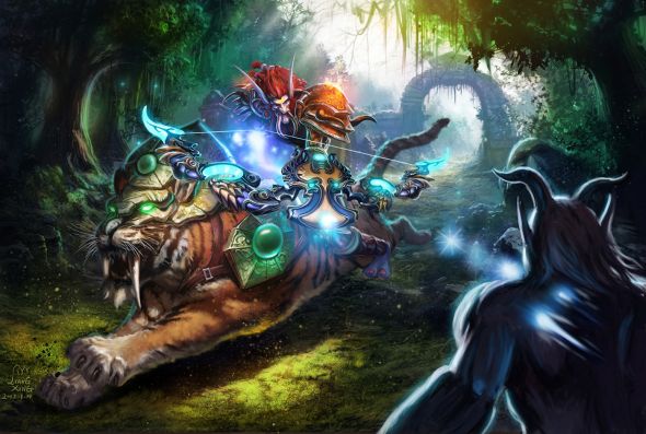 Liang Xing fantasy games illustrations Blizzard (World of Warcraft, Starcraft, Diablo)