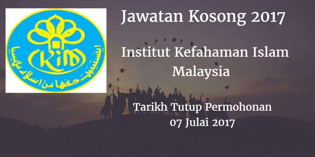 Institut Kefahaman Islam Malaysia Jawatan Kosong IKIM 07 