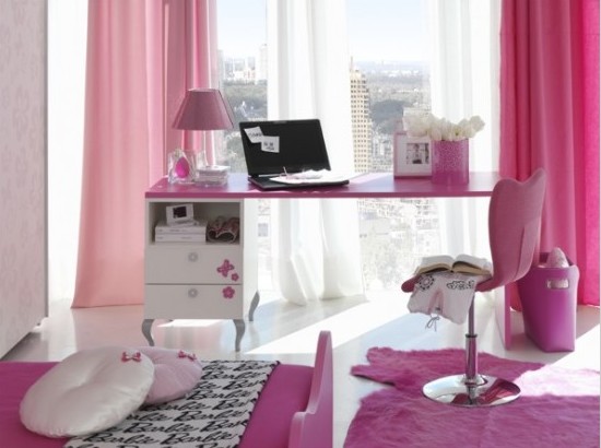 Pink apartment