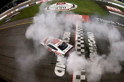 Burnout after the No.00 of Cole Custer finished on top in the #NASCAR Xfinity Series race at Richmond. 