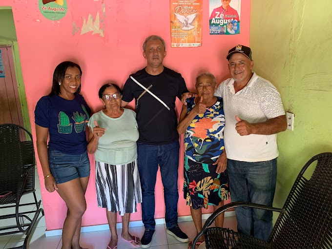 Matões: Vereador Zé Augusto apresenta mais uma família ao pré-candidato Nonatinho
