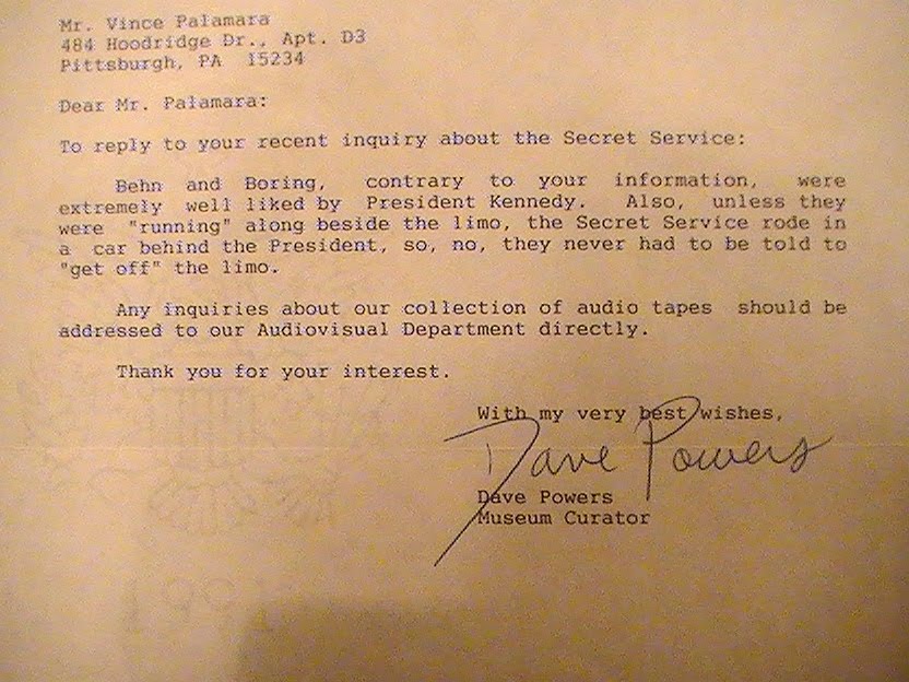 JFK AIDE DAVE POWERS BOMBSHELL: AGENTS "NEVER" HAD TO BE TOLD TO GET OFF LIMO!