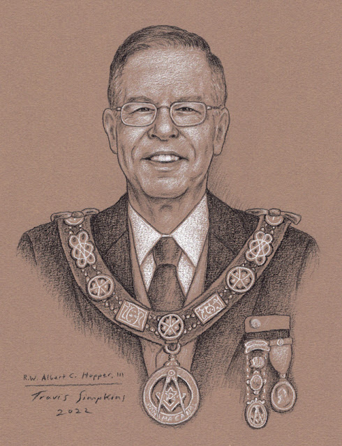 R.W. Albert C. Hopper. District Grand Master. Panama. Grand Lodge of Massachusetts. by Travis Simpkins