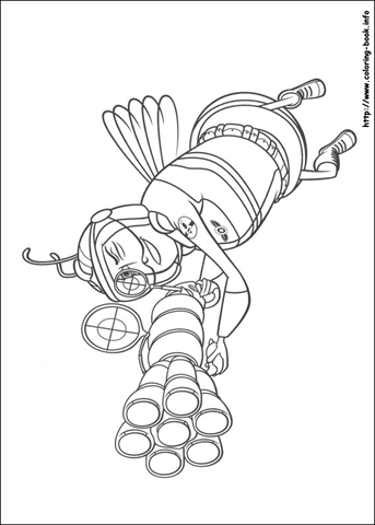 Desenhos para colorir Bee Movie