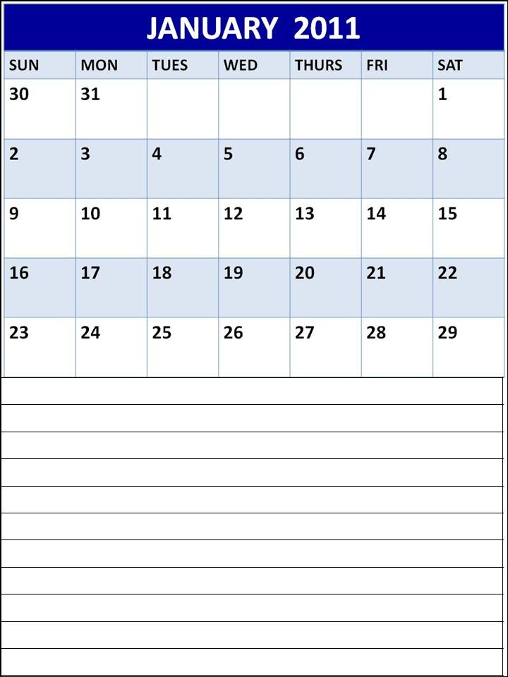 2011 weekly planner printable. all calendar templates files are printable, blank amp; macro free. ideal for use as a spreadsheet planner, school calendar, church calendar, weekly planner etc