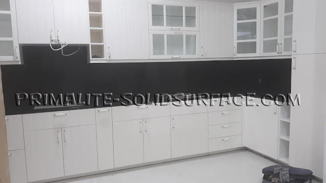 Meja Dapur, Jual Top Table Solid Surface, Harga Solid Surface Per Meter Murah, Kualitas Terbaik