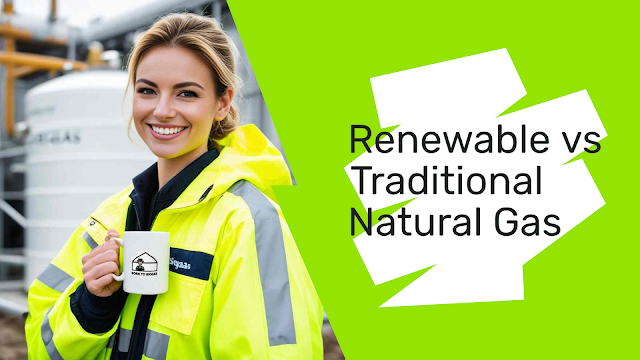 Thumbnail image illustrating: "Renewable Natural Gas vs Traditional Natural Gas" an informational video..
