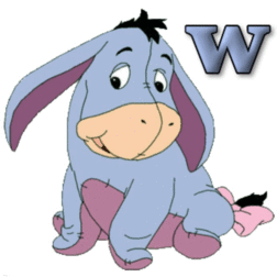 Abecedario de Igor de Winnie the Pooh.
