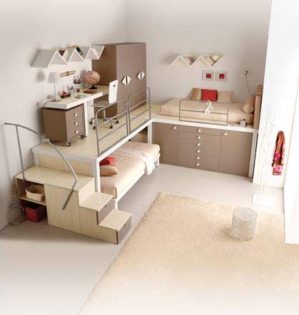 Kid Bedroom : Tiramolla Loft Bedrooms from Tumidei