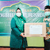 Wabup Gresik Hadir Dalam  Pelantikan MWC NU Driyorejo, Dan Berikan Ribuan Masker 