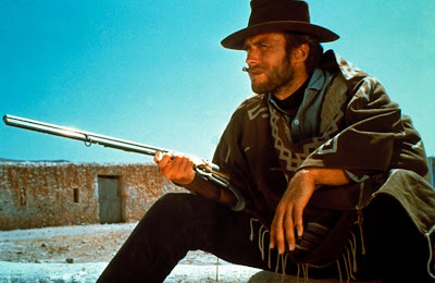 Clint Eastwood as 'Man with No Name' in For a Few Dollars More aka Per qualche dollaro in più, Directed by Sergio Leone