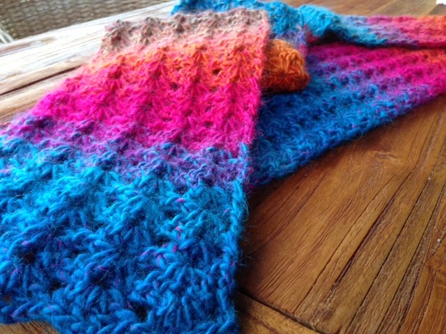 Sew Filomena: V-Stitch Crochet Scarf Pattern