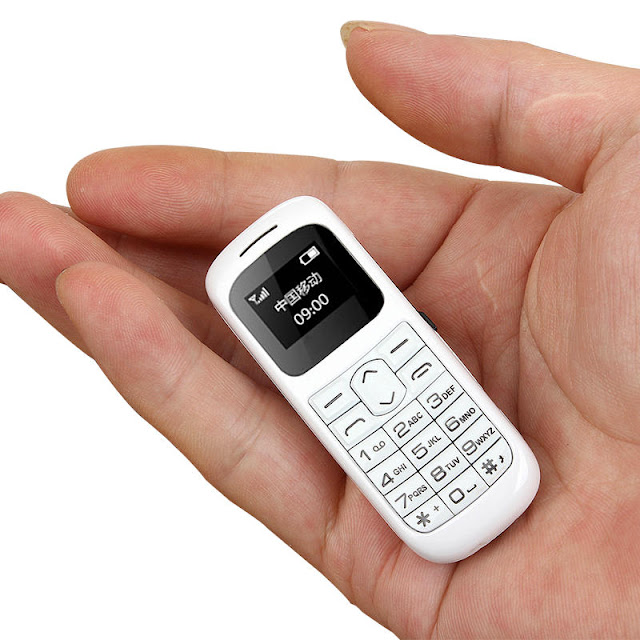 C0001 200mAh 0.66 Inch Headset Bluetooth Dialer Earphone Single SIM Mini Card Phone 