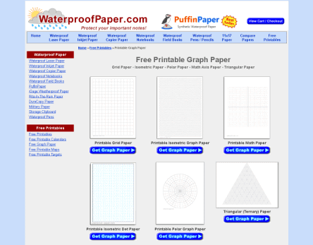Free Printable Graph Paper - WaterproofPaper.com